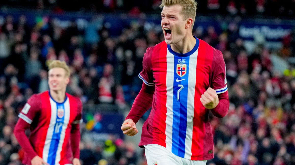 Čtyři góly za dvanáct minut. Norsko má po skalpu Estonců blízko na MS